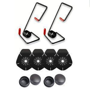 TEMU 차량 와이퍼 암 압축 스프링, 보호 와이퍼 블레이드, 와이퍼 암용 캡 너트, 차량 와이퍼 블레이드 교체용 공구 키트를 포함한 10개 구성품 세트