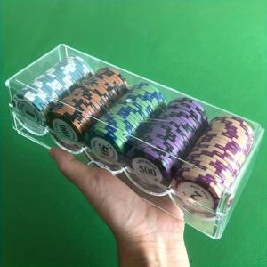 TEMU 싱글 레이어 플레잉 카드 트레이, 뚜껑 포함 데스크탑 정리함, 게임 액세서리 및 카드 정리에 완벽한 보관 용기, 플레잉 카드 트레이 홀더