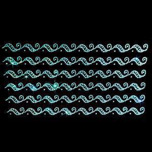 TEMU 6개/1매 - 31.5cm 핫픽스 라인스톤, 물방울 무늬 디자인, 유리 라인스톤, 의류, 코트, 스커트, 데니 재킷, 쿠션용 라인스톤 아플리케, 정교한 레이스 스타일 글리터 다단 다림질 패치 공예 액세서리