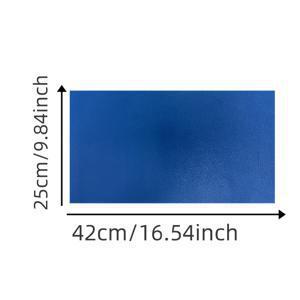 TEMU 로얄 블루 자갈무늬 곡물 패턴의 최상급 소가죽 1개, 두께 1.5mm. 마우스 패드, 책상 패드, 장식용 그림으로 사용 가능하며 귀걸이, 핸드백, 휴대폰 케이스, 지갑, 핸드백, 신발, 클러치백, 핸드 저널 커버, 의류 장식, DIY 수공예품, 헤어 액세서리 DIY 프로젝트 등에 적합합니다.