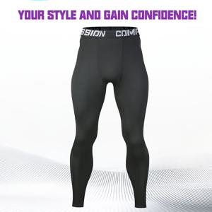 TEMU 남성용 고탄력 농구 타이츠 조깅 팬츠, 속건성 스키니 레깅스, 스포츠, 러닝, 피트니스용, 남성/여성 공용, 중간 신축성, 단색, 피부 친화적, 사계절용, 데일리웨어, 아웃도어 액티브웨어