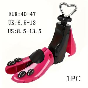 TEMU 남녀공용 조절 가능한 신발 스트레처 - 핏, 튼튼한 플라스틱, 운동화 및 인조 신발에 적합