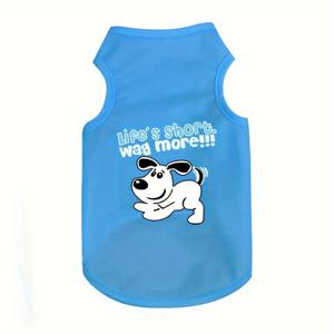 TEMU 펫 쿨링 조끼, 여름용 통기성 강한 반열사복, 강아지와 고양이용 다양한 프린트, 스타일 A|아이스조끼