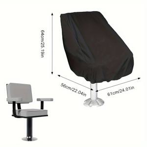 TEMU 210D 보트 시트 커버, 의자 커버, 야외 요트 의자 커버, 크루즈 선박 외부 시트 보호 커버