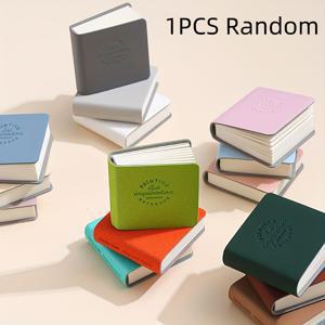 TEMU 영감을 주는 작은 스케치북 1개, 다양한 색상으로 제공, 창의적인 휴식을 위해 디자인되었으며 휴대용 무지 드로잉 표면이 특징입니다.