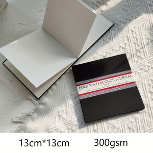 TEMU 수채화 접이식 북, 미술 학생용 특전, 300GSM