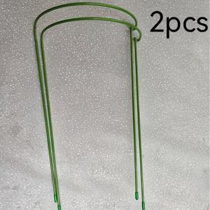 TEMU 2/4/8개입 고강도 식물 지지대 - 초장 25x40cm 또는 20x35cm 정원 지지대, 실내/외용 튼튼한 식물 지지대, 화단, 조경, 화분용 - 녹색, 간편한 설치, 바람 손상 방지 및 건강한 성장 촉진 - 가정용으로 적합