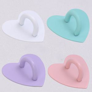 TEMU 귀여운 접착식 메탈 하트 폰 참 홀더 휴대폰 케이스 핑거 링 스탠드 후크 버클 액세서리 끈