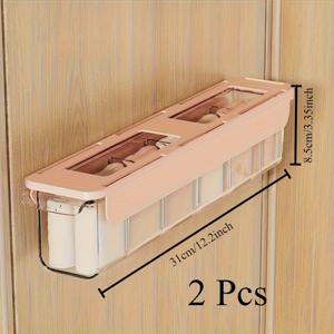 TEMU 속옷 정리용 벽걸이 양말 보관함 2개 세트. 스티커와 속옷용 서랍이 있는 옷장 문 보관 솔루션이 특징입니다. 부활절 장식 및 개인 선물 보관에 이상적입니다.