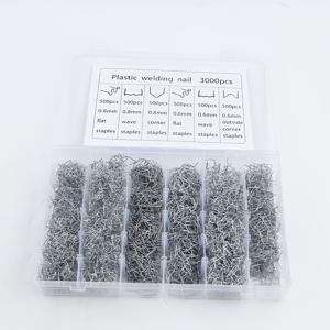 TEMU 3000개 핫멜트 용접 스타드 세트, 플라스틱 용접 못, 자동차 범퍼 수리용 공구 키트 (6가지 크기 포함), 자동차 범퍼 균열 보수용 용접 추가를 위해 설계됨 (배터리 불필요)