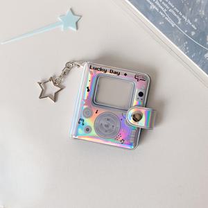 TEMU 2인치 반짝이는 미니 포토 앨범 키체인 - 내구성 있는 플라스틱, 거울 마감의 별 모양 디자인, 신분증 및 작은 사진에 완벽, 홈 데코 및 선물에 이상적, 홈 데코 아이템, 포토 앨범 북, 6 X 4 사진용 포토 앨범, 7 X 5 사진용 포토 앨범, 포토크드 앨범, 룸 데코, 소형 포토 앨범