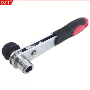 TEMU 듀얼 렌치: 일반 렌치로 접근이 불가능한 곳에 적합하며 조절 가능한 이 제품은 크롬 바나듐강으로 제작되었으며 짧은 손잡이의 양방향 라쳇 렌치입니다. 좁은 공간, 기계 유지 보수에 적합한 라쳇 소켓 렌치입니다.