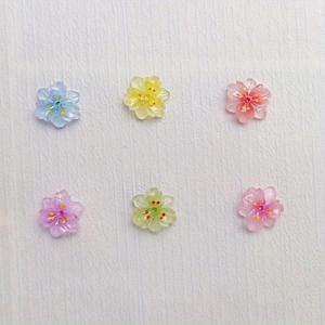 TEMU 32개입, 꽃, 로맨틱 벚꽃, 플랫 스티커, 착용 가능한 네일 추가, 장식 아이템, 네일 아트, 네일 추가, 미니어처 풍경 장식품, 액자 장식, 벽 장식, 스크랩북 공예, 배터리 없음