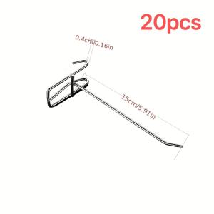 TEMU 고강도 금속 메쉬 시트 후크 - 파우더 코팅 벽걸이 선반, 소매점, 슈퍼마켓, 휴대폰용 - 두꺼운 전기도금 후크, 선반, 디스플레이, 상품 걸이에 적합