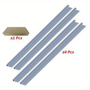 TEMU 캠핑카용 C자형 어닝 트랙 4개, 모든 RV 또는 트레일러에 적합, 알루미늄 어닝 가이드 레일, RV 어닝 캠핑 텐트 추가 장비, T4 T5 T6 야외 레저와 호환되는 RV 어닝용 C자형 가이드 레일 (600mm 길이)