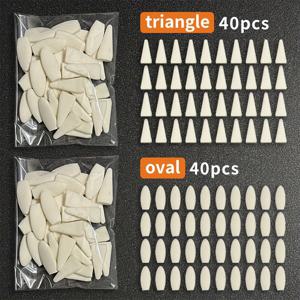 TEMU 80개 세트 아트 스케치 스크래퍼 교체용 헤드, 세척 가능한 스펀지 브러시, 페인팅 마찰 디테일 지우개 펜 및 스펀지 블렌딩 팁 세트