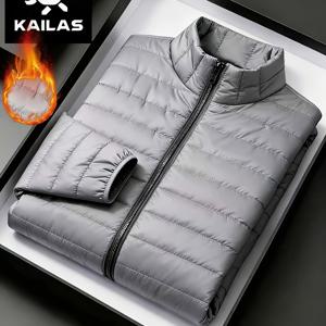 TEMU 피어슨 OBM 2025 겨울 신상 스탠드 칼라 지퍼형 가벼운 퀼팅 패딩 스포츠 캐주얼 보온 쉬운 보관 멀티 스타일 남성용 패딩 코트