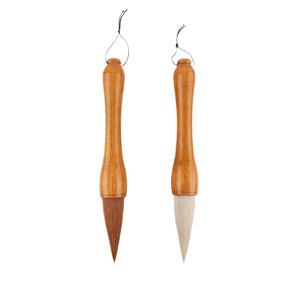 TEMU 2개 대형 서예 붓 세트 | 대형 글자 설날 쌍장, 세라믹 도자기, 전통 그림 제작에 적합, 애호가를 위한 선물