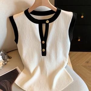 TEMU 여성용 스타일리시 민소매 탑. 데이트, 모임, 출퇴근, 봄, 여름, 가을, 겨울의 캐주얼 웨어에 적합하며, 다재다능성과 우아함을 제공합니다.