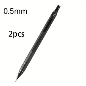 TEMU 이름, 로고, 영감을 주는 문구 등 각인 가능 세트 2개, 낮은 중력 중심 금속 제도 연필 건축 예술 페인팅 엔지니어링 헤비 듀티 제도 연필 0.3/0.5/0.7/0.9mm 스케치 후크 라인 수채화 펜 연필