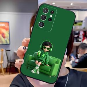 TEMU 스타일리시하고 매력적인 블랙 소프트 쉘 폰 케이스, for samsung for galaxy S25, S24, S23, S21 FE, S22 Plus Ultra, S25 Edge와 호환 가능, 커플에게 개인화된 휴일 선물로 완벽함 - EB6813.