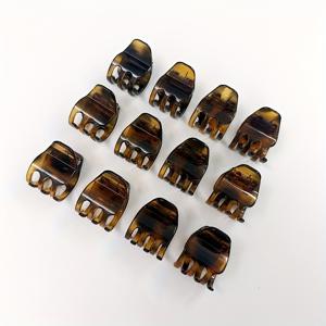 TEMU 12개입 유럽&미국 스타일 가을 겨울 여성용 우아한 거북이 패턴 헤어클립 클로 클립 클래식 레이지 스타일 거북이 패턴 헤어링 강력 그립 헤어 액세서리, 업스타일, 포니테일, 귀여운 헤어클립, 우아함에 적합, 포니테일 홀더,업두 헤어스타일,클래식 디자인,고품질 클립,가벼운 헤어 액세서리,멀티팩 클립,패션 애호가,뷰티 필수품