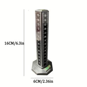 TEMU 천장 평면 특수 자, 타일 깔기 수평선 평면 도구, 동일 높이 그라디언터 스틱, 벽 바닥 타일 도구, 다용도 알루미늄 합금 타일 높이 게이지, 자석 베이스 포함