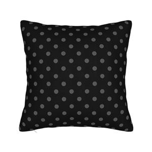TEMU 다크 그레이와 블랙의 폴카 도트가 있는 현대적인 소파와 거실 장식용 폴리우레탄 쿠션 커버 - 지퍼로 닫힌 기계 세척 가능한 소파 액세서리 | 현대적인 장식 | 지퍼로 닫힌 베개 커버