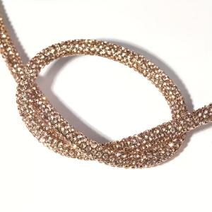 TEMU 102cm 길이의 라인스톤 원형 튜브 코드 - 4mm 폭의 반짝이는 투명 라인스톤 스타일 라인, 내구성이 뛰어나고 유연한 라인스톤 코드, 의류 장식, 주얼리 제작 재료, 의류 추가 보우 행잉 스트링/공예에 적합