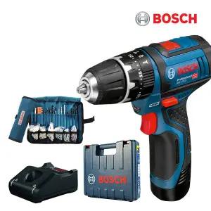 [보쉬]10.8V리튬이온 충전임팩드릴 GSB 10.8-2 LI(1B)/액세사리100PCS/콘크리트작업