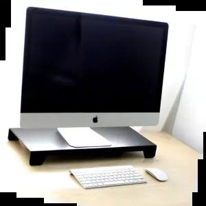 모니터홀더 아리아라 가죽 메탈 VIP 모니터받침