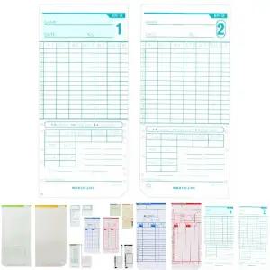 (100매 1개) 맥스 ER-M 출퇴근카드/기록지/출근/근태/관리/시간/용지/종이/사무실/회사/오피스/타임/체크