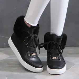 하이탑 퍼트리밍 털 키높이 운동화 스니커즈 겨울 2컬러 [fB5DB31]