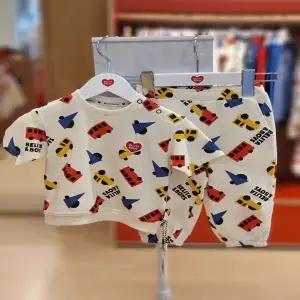 [벨리타앤보이즈] BB5AST012CM 베이비버스앤트럭올오버 반팔티조거상하복