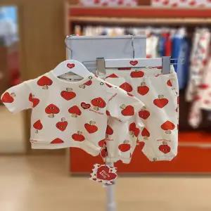 [벨리타앤보이즈] BB5AST012RE 베이비머시룸올오버 반팔티조거상하복