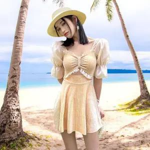 비키니 프릴 레이스 호캉스 워터파크 치마 수영복