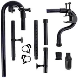 QIXIAMO 캐니스터 필터 외부 교체 액세서리용 흡입구 튜브 피쉬 43.5cm 검은색