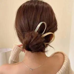 긴머리 U자형 자개 헤어핀 악세서리 헤어 비녀