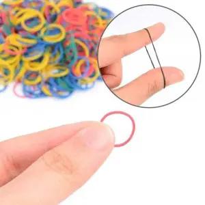 BS 300P 미니 고무줄 칼라고무줄 헤어밴드 고무끈 머리끈