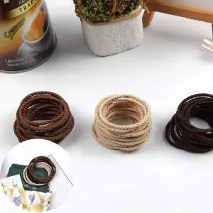 [셀러에이드]세트 50P 머리묶음 머리끈 여성 고무줄 학생 3색