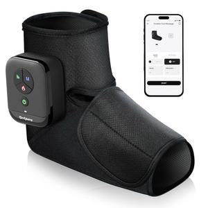 더위가 있는 컴피템프 휴대용 발 마사지기, 아빠 엄마 남성을 위한 생일 선물, 발바닥 근막염, , 순환을 무선 발목 마사지기(1팩, 사이즈 6~10에 맞는)