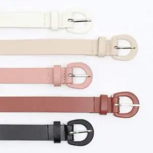 아임레더 SUK638I2 여성 데일리 벨트 가죽 클래식 5p세트 S-11