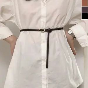 여자 FIL010B1 얇은 스타일 타원 셔츠 원피스 고품질 1P 일상