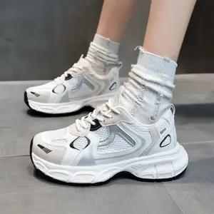 여자 트렌디 메쉬 통굽 데일리 어글리 스니커즈