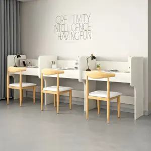 스터디카페 낮은칸막이 책상 테이블 자습실 노트북