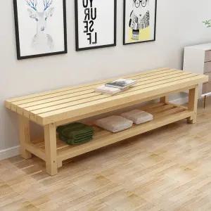 원목벤치의자 3인 대기실 의자 사우나 나무 우드 인테리어