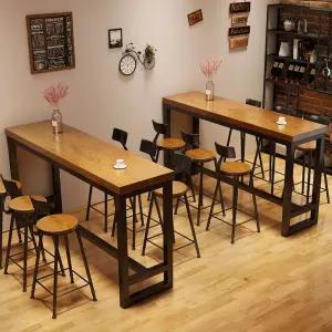 좁고 긴 테이블 슬림 탁자 홈바 높은 창가 베란다