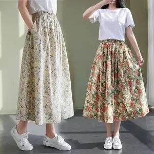 면치마 고무줄 밴딩 롱스커트 롱치마 할머니 병원 검진