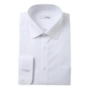 [롯데백화점]에스티듀퐁 [듀퐁셔츠]  일반핏 스트레치소재 소매듀퐁로고자수  SE5FM12LS701SWH