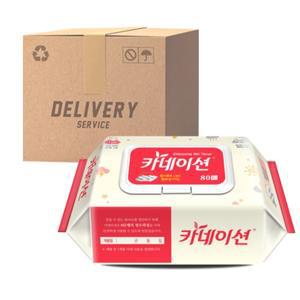 카네이션 캡형 엠보싱 물티슈 80매x20팩(1600매)박스